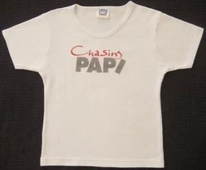 Chasing PAPI 2003 Movie Promo White Graphic Short Sleeve T-shirt Size Jr. M/W XS - Picture 1 of 6