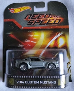 2014 Hot Wheels Retro Entertainment Need For Speed 2014 Custom Mustang - Picture 1 of 4