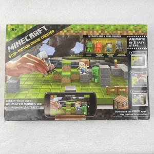 Minecraft 2014 Stop Motion Movie Creator Grass Series New 15 Props & 4 Figures - Picture 1 of 6