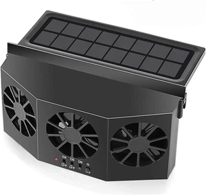 Car Solar Powered Window Exhaust Fan,Car Air Purifier,Car Solar Power Air Vent R - Picture 1 of 12