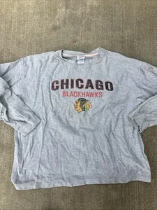 Vintage NHL Chicago Blackhawks Thermal Long Sleeve Shirt Size XL - Picture 1 of 7