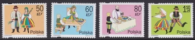 Polonia 1997 #3331-34 Tradiciones de Pascua - MNH (Juego de 4) Foto 1 de 4