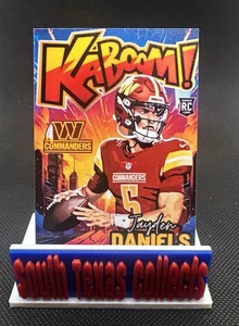 Jayden Daniels Rookie Card Custom Art Washington Commanders - Bild 1 von 2