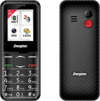 Cellulare Energizer 8 2 GB / 1 GB nero - Immagine 1 di 4