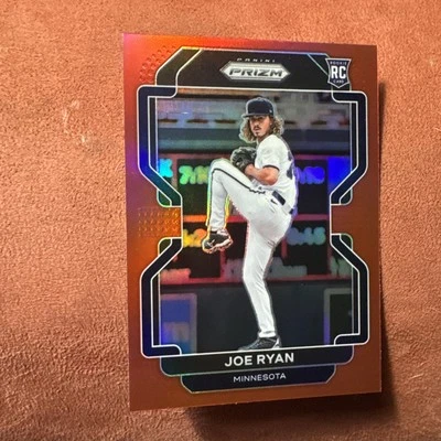 2022 Panini Prizm - Joe Ryan #81 Red Prizm (RC) - Image 1 of 2