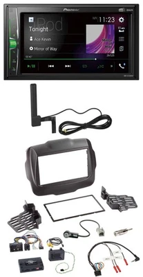 Pioneer MP3 DAB Lenkrad 2DIN Bluetooth Autoradio für Jeep Renegade ab 2015 - Bild 1 von 4