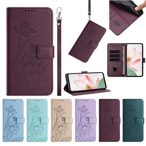 Leather Flip Case with Strap Wallet Cover for Samsung A24 A25 A34 A35 A36 A54 55 - Picture 1 of 18