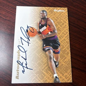 Skybox Autographics Michael Finley 1996-97 tinta negra en tarjeta autógrafo automático - Imagen 1 de 2