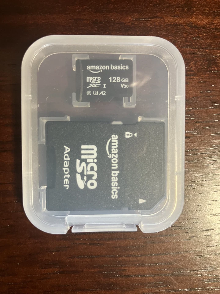 Amazon Basics 128GB Micro SDXC Memory Card with Full Size Adapter, A2, U3, - Image 1 of 1
