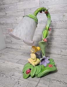 Hampton Bay Disney Tinker Bell Tulpe Blume Tischlampe Glasschirm *ohne Flügel* - Bild 1 von 14