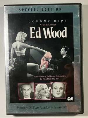 Ed Wood Special Edition DVD 1994 Johnny Depp Martin Landau Tim Burton Halloween! - Image 1 of 4