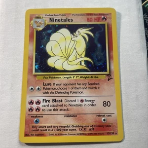 2000 Pokemon Classic - Base Set 2 Ninetales 13/130 LP Lightly Played Holo Rare - Bild 1 von 3