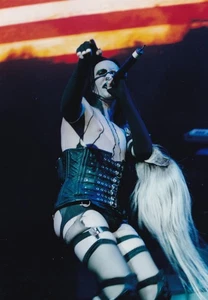 Fotografía Marilyn Manson 4" x 6" vintage - Imagen 1 de 1