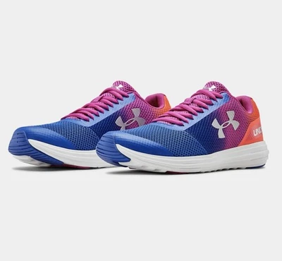 Under Armour Girls Grade School UA Surge RN Prism Sneakers Sz 4 NWOB - Image 1 of 4