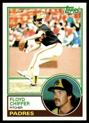 1983 Topps Floyd Chiffer Rookie San Diego Padres #298 - Image 1 of 2