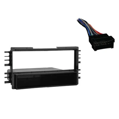 Fits Kia Optima 2001-2006.5 Single DIN Stereo Harness Radio Install Dash Kit - Image 1 of 3