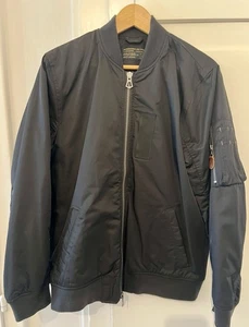 Bomberjacke von Abercrombie & Fitch Gr. L Schwarz Neuwertig - Bild 1 von 3