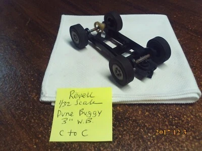 Usado Revell Escala 1/32 Dune Buggy Slot Car Negro Plástico Chasis Marco F-7420 Foto 1 de 3
