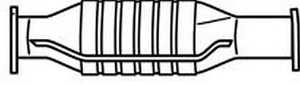 115 cv Catalizzatore per Mitsubishi Pajero Sport I K7, K9 2.5 TD 2477 cc 85 KW 1 - Imagen 1 de 1