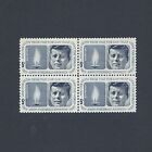 Lot de 4 timbres vintage John F. Kennedy 35th President comme neuf 60 ans !