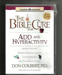 DON COLBERT The Bible Cure for ADD & Hyperactivity (2003, CD, Book) BRAND NEW - Foto 1 di 2