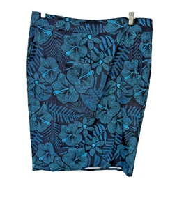 RipSkirt Hawaii Length 3 Wrap Skirt Size XL Floral w 50 UPF pockets NWT blue - Picture 1 of 6