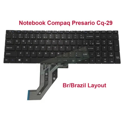 For Compaq Presario Cq-29 PT-BR PRIDE-K3946 CQ29 US LA/Latin Brazil Keyboard - Image 1 of 4