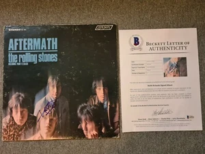The Rolling Stones Record Cover Beckett LOA A25934 signed/autograph/signiert - Bild 1 von 3