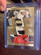 2008-09 SP Game used Authentic Fabrics Duos AF2-FM PATCH MALKIN FEDOROV
