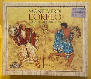MONTEVERDI - L'ORFEO 2 CD BOX SET NEW SEALED GARDINER - Picture 1 of 4