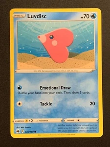 Luvdisc | 035/159 | Común | SWSH: Crown Zenith | Jugadores de Pokémon JCC - Imagen 1 de 3