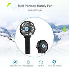 3 Speed Portable Handheld USB Rechargeable Fan Desk Air Cooler for Travel Office