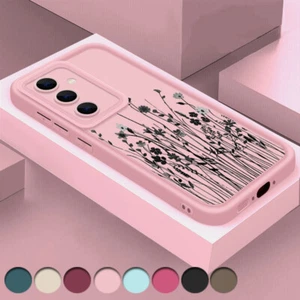 Etui pour Samsung S25 S24 S23 S22 S21 S20 FE A56 A36 A25 A05S Flower Soft Cover - Imagen 1 de 22