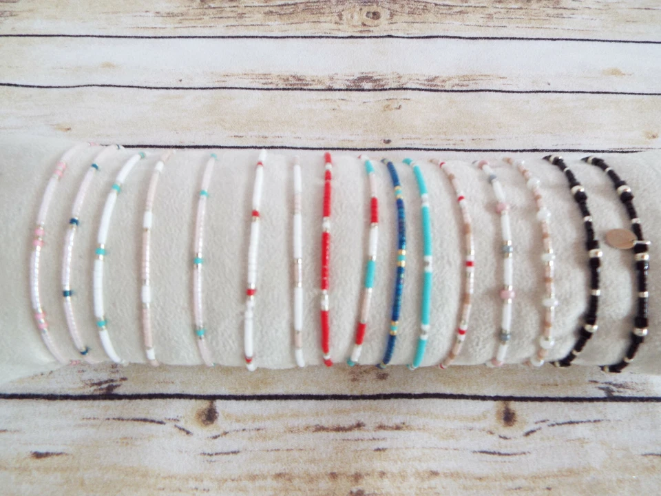 Armband Armkette Damen Miyuki Perlen Farbwahl Geschenk - Bild 1 von 1