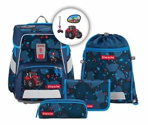 Step by Step Space Schulranzen-Set 5-teilig Tractor Freddy dunkelblau - Bild 1 von 6