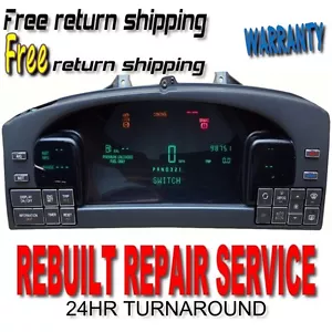 99 1999 servicio de reparación Cadillac Deville velocímetro instrumento gálibo grupo - Imagen 1 de 1