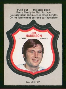 Jim Harrison 1972-73 O-pee-chee player crestas 72-73 nº 20 como nuevo 53771 - Imagen 1 de 2