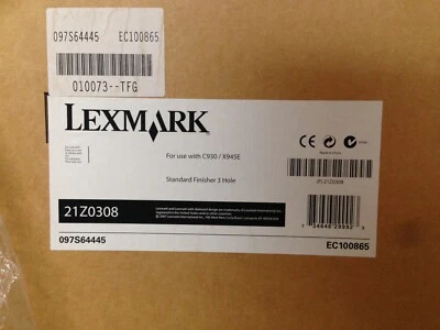 Nuevo en caja Lexmark acabado estándar 3 orificios para C930/X94SE 21Z0308 Foto 1 de 3
