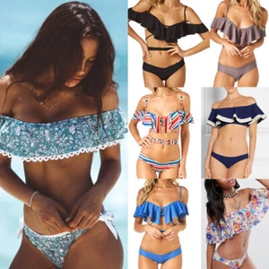 Women's Bikini Padded Push-Up Bra Bandage Swimsuit Beachwear Swimwear Bathing - Picture 1 of 137