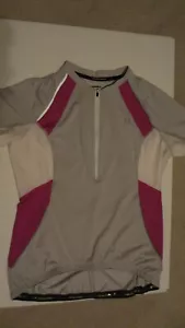 Nishiki Damen spezifisches 1/2 Reißverschluss Radfahren Reiten Trikot Shirt mit Taschen-Neu mit Etikett - Bild 1 von 3