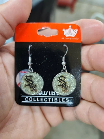 Officially Licensed Chicago White Sox Earrings #4 Cover