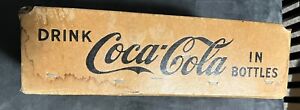 Caisse vintage années 60-70 cire/carton de Coca-Cola - Excellente découverte !
