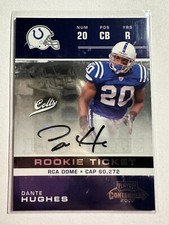 K100,050 - 2007 Playoff Contenders #135 Dante Hughes Auto RC