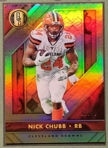 2021 Panini Gold Standard Football #18 Nick Chubb /99 Cleveland Browns