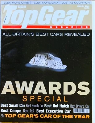 TOP GEAR MAGAZINE MAR-2002 - Range Rover V8, Civic Type-R, Renualt Vel Satis - Image 1 of 4