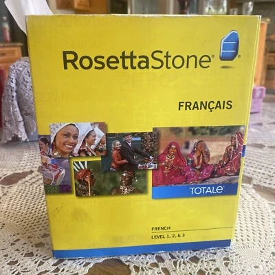 Rosetta Stone - V4 TOTALe: French Level 1-3 Set for PC, Mac NEW/SEALED - Image 1 of 4