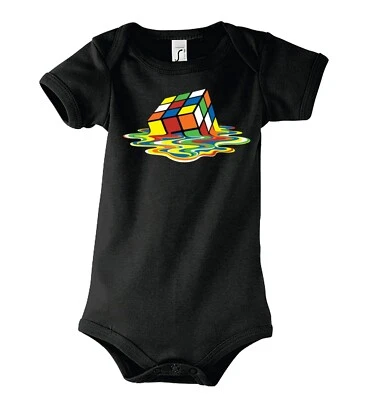 Youth Designz Baby Strampler Zauberwürfel Print Body Fun Spruch Cube Hobby Spaß