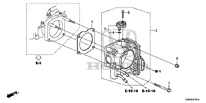 Genuine Honda Gasket Throttle Body 16176-RCA-A02