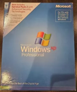 Microsoft Windows XP Professional SP2 Full Version Retail NEW SEALED - Picture 1 of 5