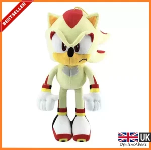 Sonic the Hedgehog Super Shadow Peluche Videojuegos Peluche Juguete 33cm NUEVO🟡 - Imagen 1 de 3